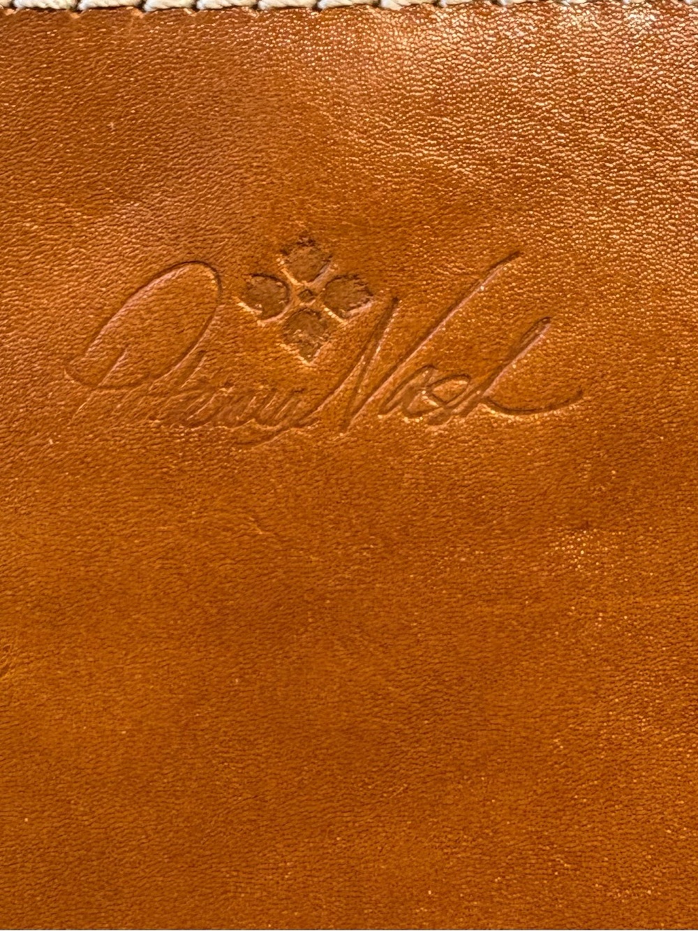 💥Patricia Nash Tooled Leather Tech Portfolio Envelope Clutch Brown💛 - Picture 6 of 7